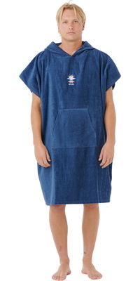 2026 Rip Curl Toalha Com Capuz Com Logótipo Para Homem 00GMTO - Navy