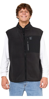 2025 Rip Curl Colete Masculino Search Polar Fleece 09YMFL - Black