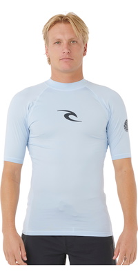 2025 Rip Curl Colete De Lycra De Manga Curta Waves Perf Para Homem 16MMRV - Blue Wind