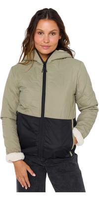 2025 Rip Curl Jaqueta Anti-série Anoeta Acolchoada Para Mulher 03DWJA - Olive