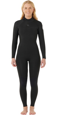 2026 Rip Curl Womens Dawn Patrol 5/3mm Back Zip Wetsuit 162WFS - Black
