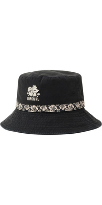 2025 Rip Curl Womens Mixed Graphic Bucket Hat 06DWHE - Washed Black
