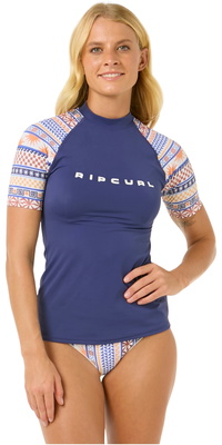 Rip Curl 2025 Colete De Lycra De Manga Curta San Carlos Para Senhora 17UWRV - Dark Blue