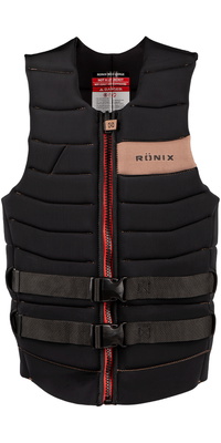 2026 Ronix Mens Vader Impact Vest R25V-IMP-VAD - Black / Mocha