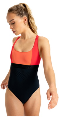 Maiô Roxy Active Colorblock Feminino 2025 ERJX103711 - Anthracite