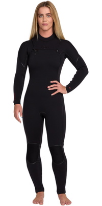 Roupa De Mergulho Feminina Roxy Elite Xtra Warm 4/3mm Chest Zip Modelo 26BW213501 - Black