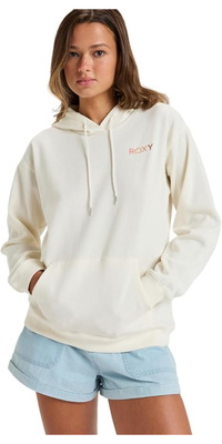 2025 Roxy Moletom Com Capuz Saturdaze Para Mulher ERJFT04996 - Egret