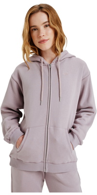 2026 Roxy Camisola Com Capuz E Fecho De Correr Para Mulher Stoked Da ERJFT05022 - Nirvana