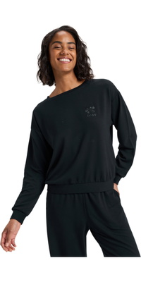 2025 Roxy Top Lounge Surfing By Moonlight Modal Blend Para Mulher ERJFT05008 - Anthracite