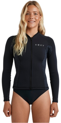 Jaqueta Feminina Roxy Swell Natural 1mm Front Zip , Modelo 26BW273501 - Estampa Animal - 2025