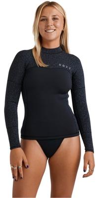 Jaqueta Pulôver Feminina Roxy Swell Natural 1mm 2026 26BW273500 - Estampa Animal