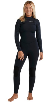 Roupa De Mergulho Feminina Roxy Swell Natural Com Chest Zip 3/2mm 2025 26BW213508 - Estampa Animal