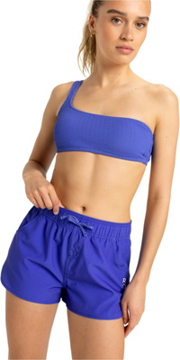 2025 Roxy Calções De Banho Wave 2 Para Mulher ERJBS03298 - Dazzling Blue