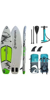 Pacote ISUP Spinera Light 106 De 2026, Incluindo Remo De Alumínio, Corda De Segurança, Bomba E Bolsa SP-SUP-LI25-106 - Cinza / Verde
