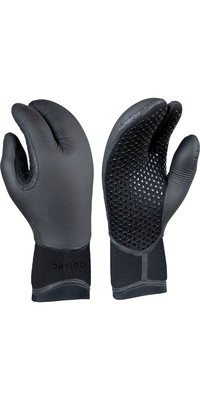 2026 Xcel Drylock Inferno 5mm 3-Finger Wetsuit Mitt Gloves ACV57385 - Black