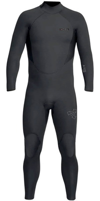 2025 Xcel Mens Axis 5/4mm Back Zip Wetsuit ME54AXG5 - Black