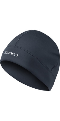 2026 ZONE3 Active -Flex 3mm Yulex Swim Beanie NA25UAFSB104 - Grey / Laranja