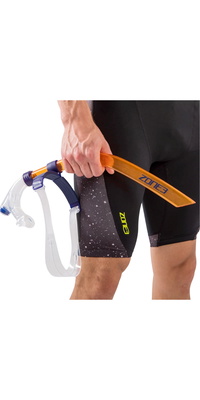 2026 ZONE3 Snorkel De Perfuração De Natação Virado Para A Frente SA18FFS - Laranja / Transparente / Navy