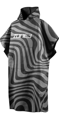 2026 ZONE3 Robe Muda-fraldas Em Microfibra OW25UMFP104 - Black / Cinzento