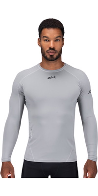 2026 Zhik Mens Eco Spandex LT Long Sleeve Baselayer Top DTP-0163-M-PLT - Platinum