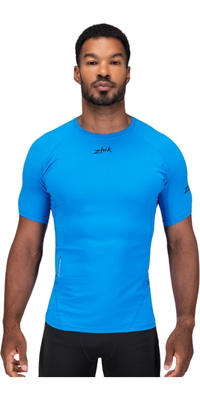 2026 Zhik Camisola De Manga Curta Eco Spandex LT Para Homem DTP-0167-M-CYA - Cyan