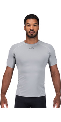 2026 Zhik Top De Manga Curta Eco Spandex LT Para Homem DTP-0167-M-PLT - Platinum