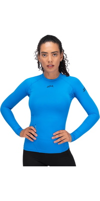 2026 Zhik Camisola De Manga Comprida Eco Spandex LT Para Mulher DTP-0163-W-CYA - Cyan