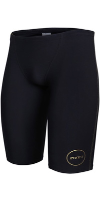 2026 ZONE3 Masculino Fina Approved Performance Jammer Shorts SW18MFJX101 - Black / Gold
