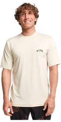 2026 Billabong Mens Arch Wave Short Sleeve Rash Vest EBYWR03019 - Chino