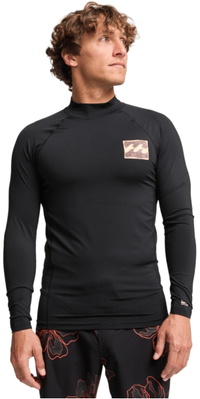 2026 Camisola De Lycra De Manga Comprida Para Homem  Billabong  (reedição) EBYWR03026 - Black