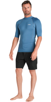 Nuwave 2026 C-Skins , Camisola De Lycra De Manga Curta UV Basics Para Homem, C-NLYSSMC - Steel Blue