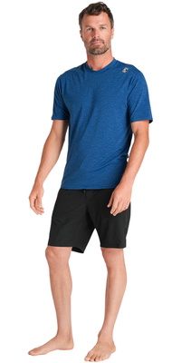 2026 C-Skins Mens Nuwave UV Short Sleeve Surf Tee C-NLYSURFM - Deep Blue