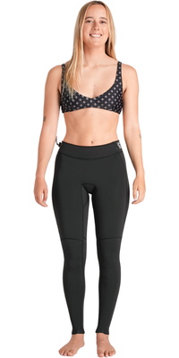 2026 C-Skins Womens Nuwave Solace Lite 1.5mm Leggings C-NSOL15LE - Black / Black / Branco