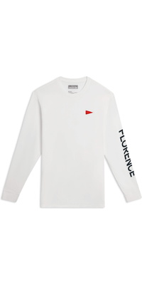 2026 Florence Marine X Mens Burgee Long Sleeve T-Shirt FMTS00125 - Off White