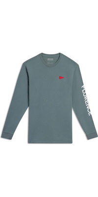 2026 Florence Marine X Mens Burgee Long Sleeve T-Shirt FMTS00125 - Sea Blue