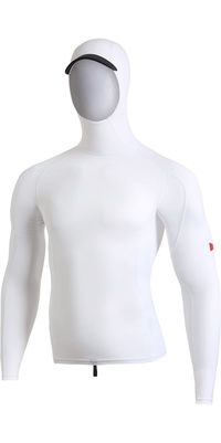 2026 Florence Marine X Colete De Lycra Com Capuz E Mangas Compridas Para Homem FMSS00030 - White
