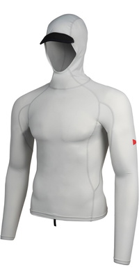 2026 Camisola Com Capuz De Manga Comprida Em Lycra Para Homem Da Florence Marine X , Modelo FMSS00030 - Silver