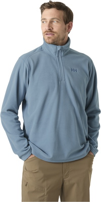 Fleece De Lã Helly Hansen Daybreaker Masculina Com Zíper Até A Metade, Modelo 2026, Modelo 50844 - Washed Navy