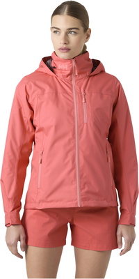 2026 Helly Hansen Casaco Feminino Com Capuz E Camada Intermédia Crew 2.0 34447 - Sunset Pink