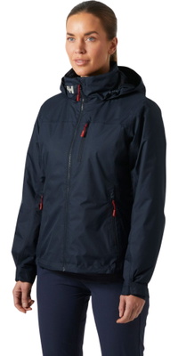 2026 Helly Hansen Mulher Crew Hooded Jaqueta De Pile 34527 - Navy