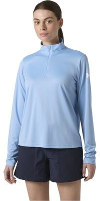 2026 Helly Hansen Feminino Tech 1/2 Zip 49562 - Bright Blue