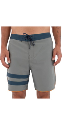 2026 Hurley Calções De Banho Phantom Eco Block Party Solid 18 Para Homem HSP26MMBS07158 - Great White