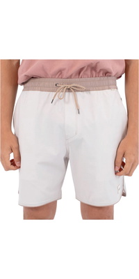 2026 Hurley Calções Phantom Naturals Scallop Volley 17 Para Homem HSP26MMWS07844 - Bone