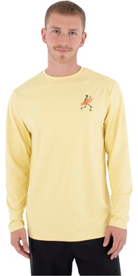 2026 Hurley Camisola Masculina Regular Flamengue De Manga Comprida Em Lycra MLEU00006 - Nectarine