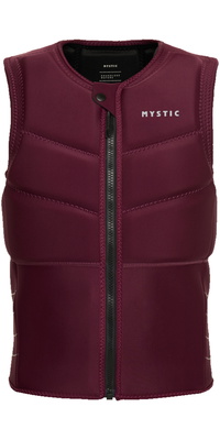 Colete De Impacto Masculino Mystic Star Front Zip 2026, Modelo 35005.230231 - Oxblood Red