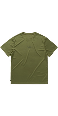 2026 Mystic Mens Tactic Short Sleeve Loosefit Quickdry Top 35001.250221 - Olive Green