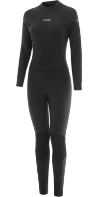 2026 Nyord Fato De Mergulho Feminino Solu Yulex 3/2mm Back Zip Fl SOLW32FLBZ001 - Black