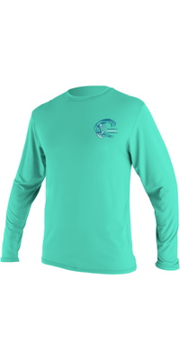 Skins 2026 Camisa De Manga Comprida Com Proteção Solar «Junior Basic» Da O'Neill , Modelo 5711G - Light Aqua