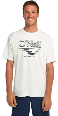2026 Camiseta Masculina Com Estampa Gráfica « ONeill » Com Proteção UPF E Polygiene, Modelo Hybrid , 2850340 - Snow White