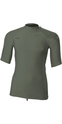 2026 ONeill Mens Hyperfreak Skins Camisola De Lycra De Manga Curta 5690 - Chimera / Chimera